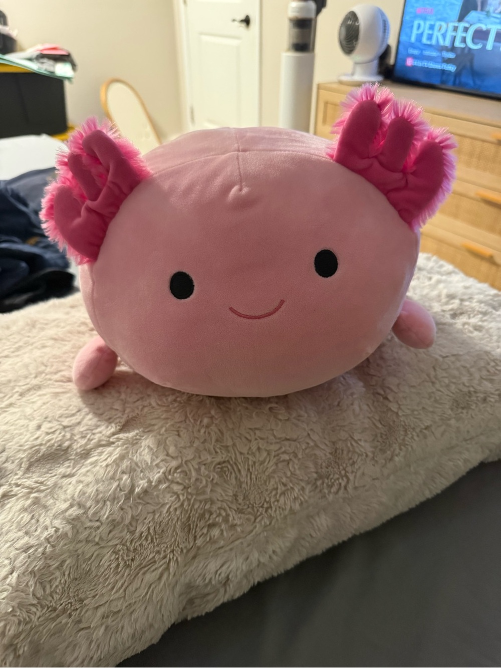 Pink Axolotl Plush Toy - Adorable Cuddly Stuffed Animal